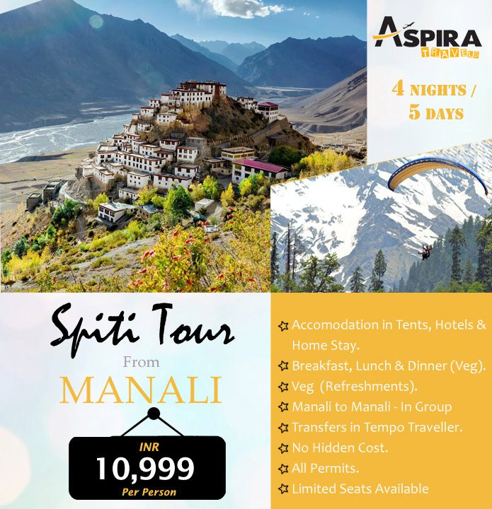 Spiti Tour from Manali Flyer