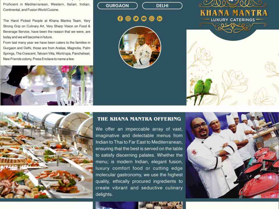 Khana Mantra Brochure Design