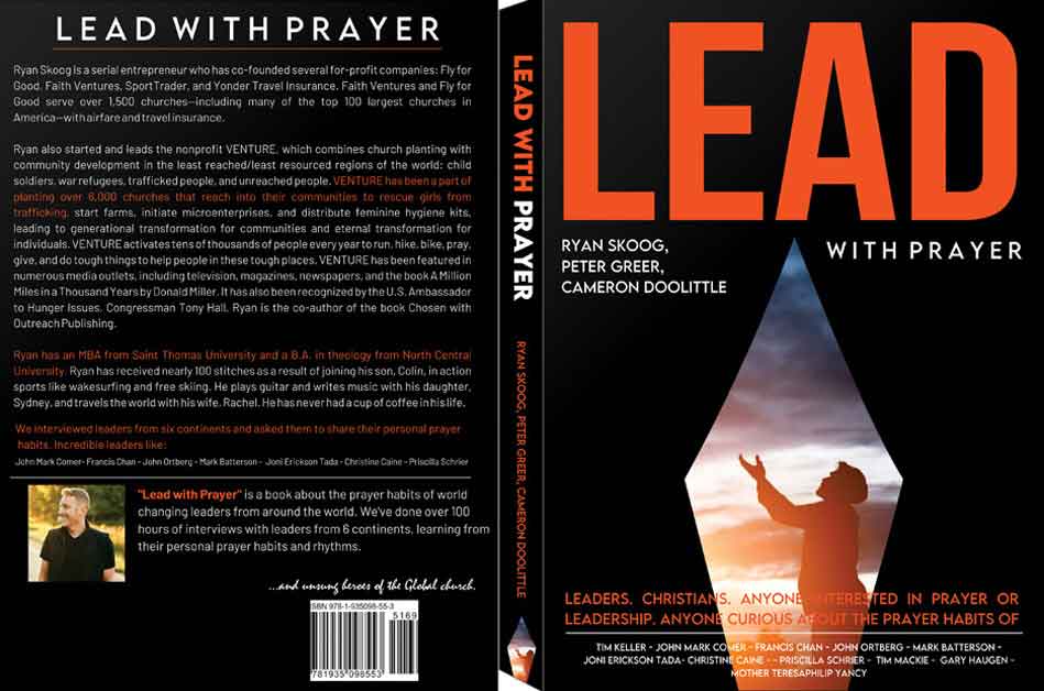 Book Cover page Design for Lead with Prayer