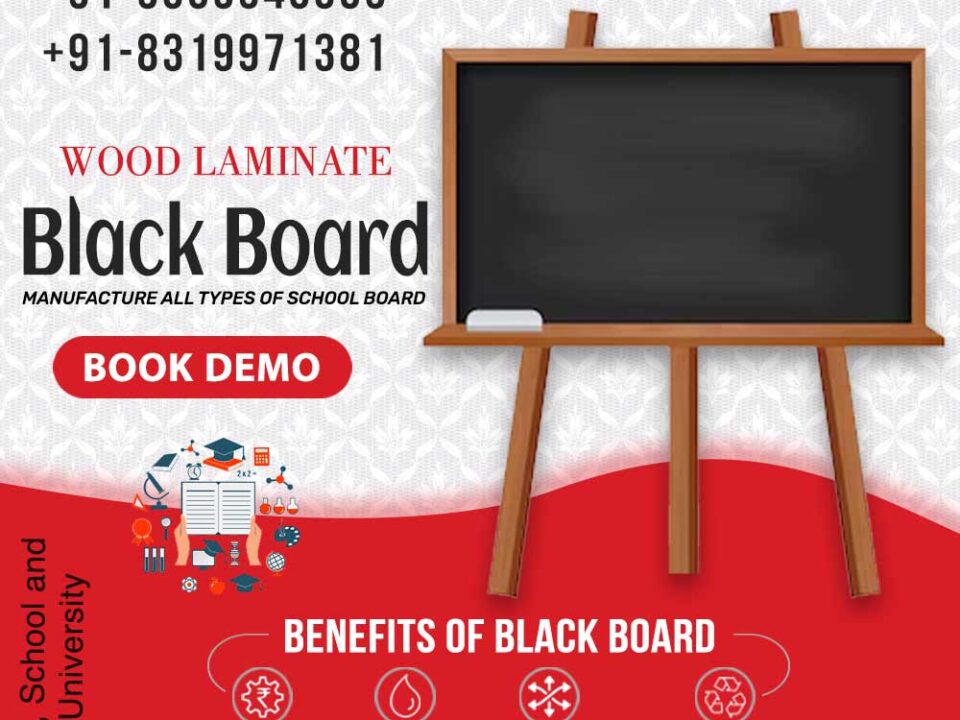 Social Poster Design for Maa Sharda Industries Black Board