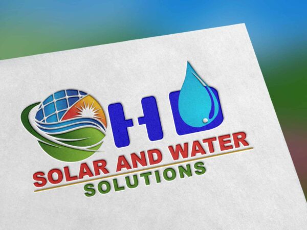 Logo design HD Solar and water