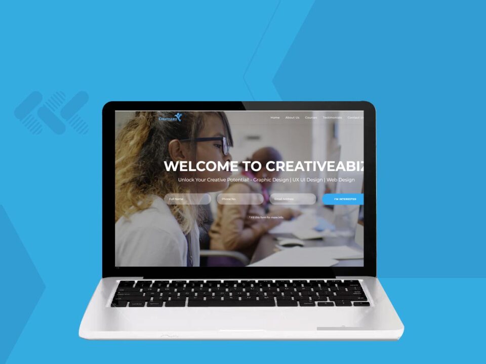 Website Design For Creativeabiz