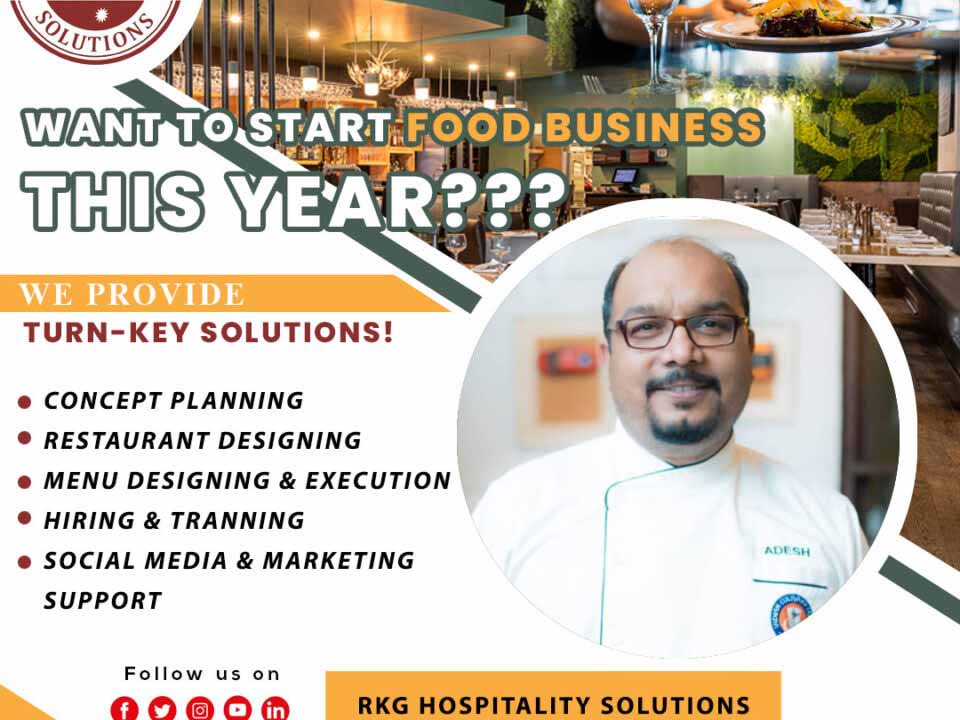 Social Media Poster Design RKG Hospitality Solutions