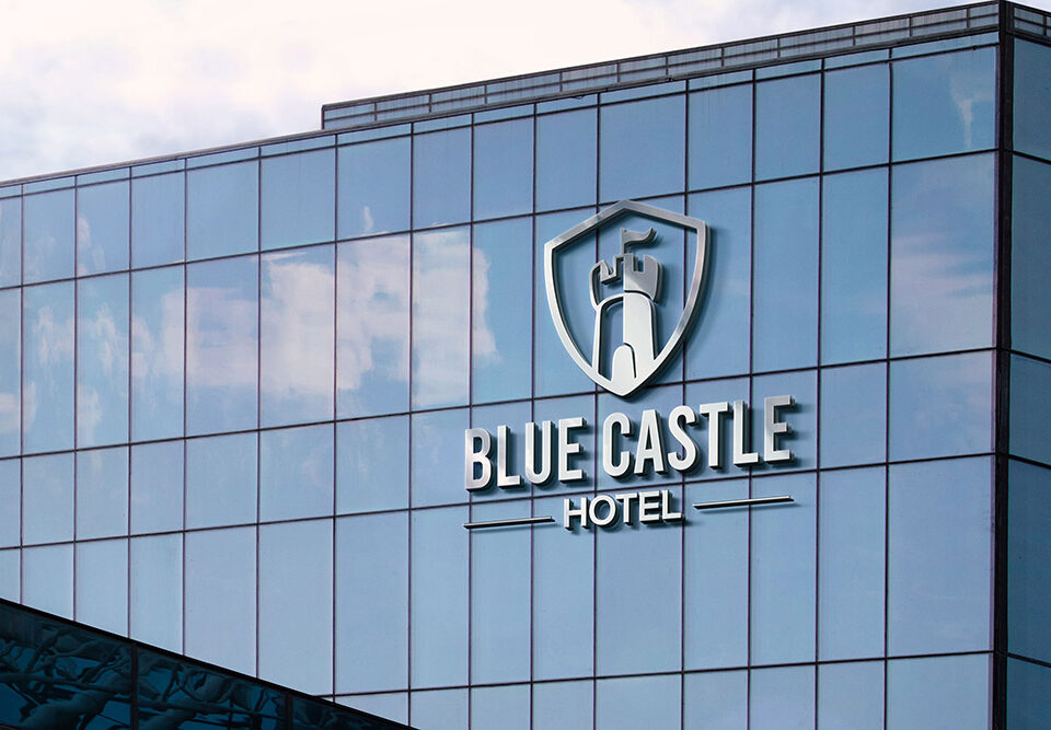 Logo Design For Hotel Blue Castle