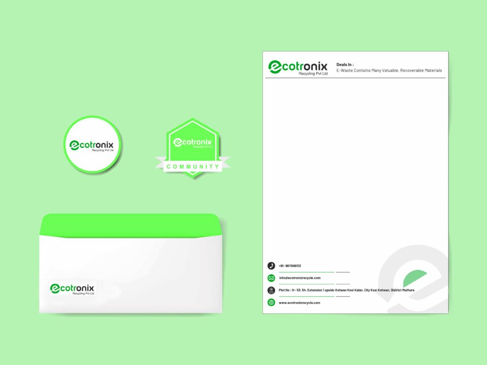 Branding Design for Ecotronix Recyclizing Pvt Ltd