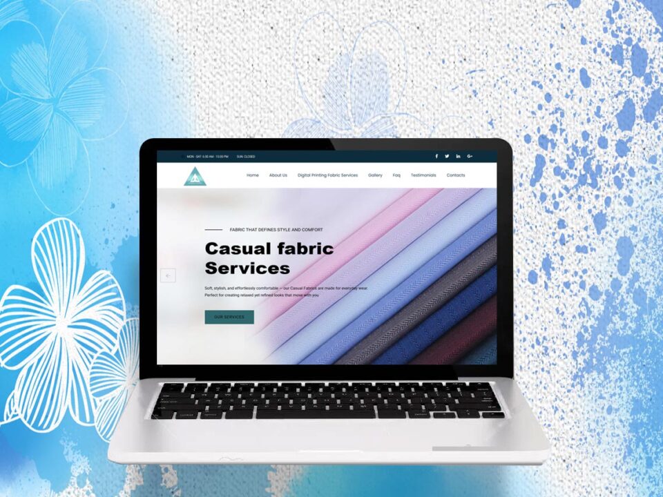 Website Design for Shiv Shakti Digitex